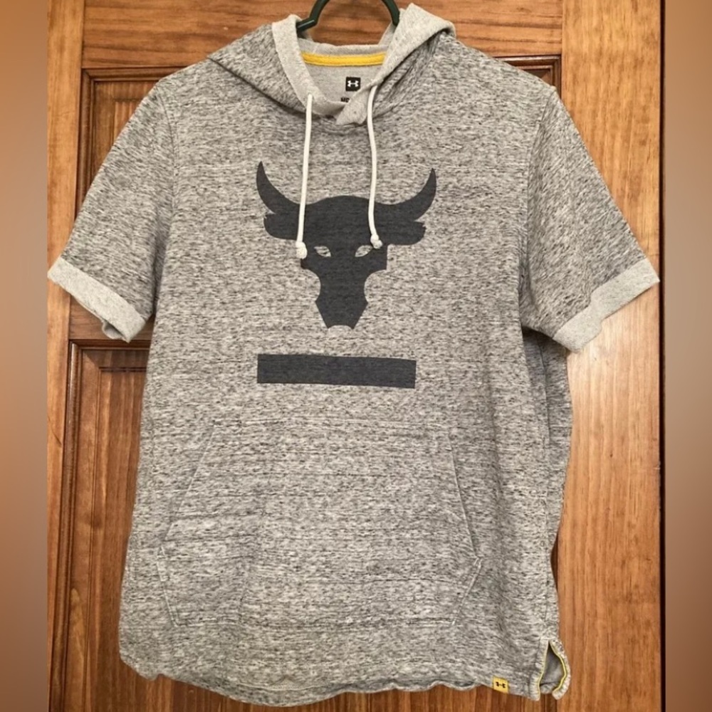 Under Armour Project Rock Terry Workout Hoodie Men’s Medium